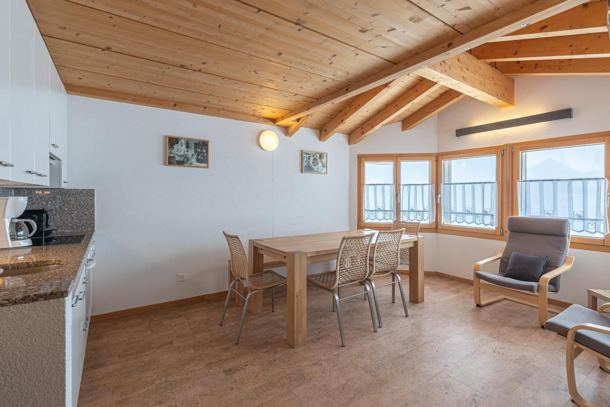 Appartmenthaus Bergfreund Fiesch Exteriör bild